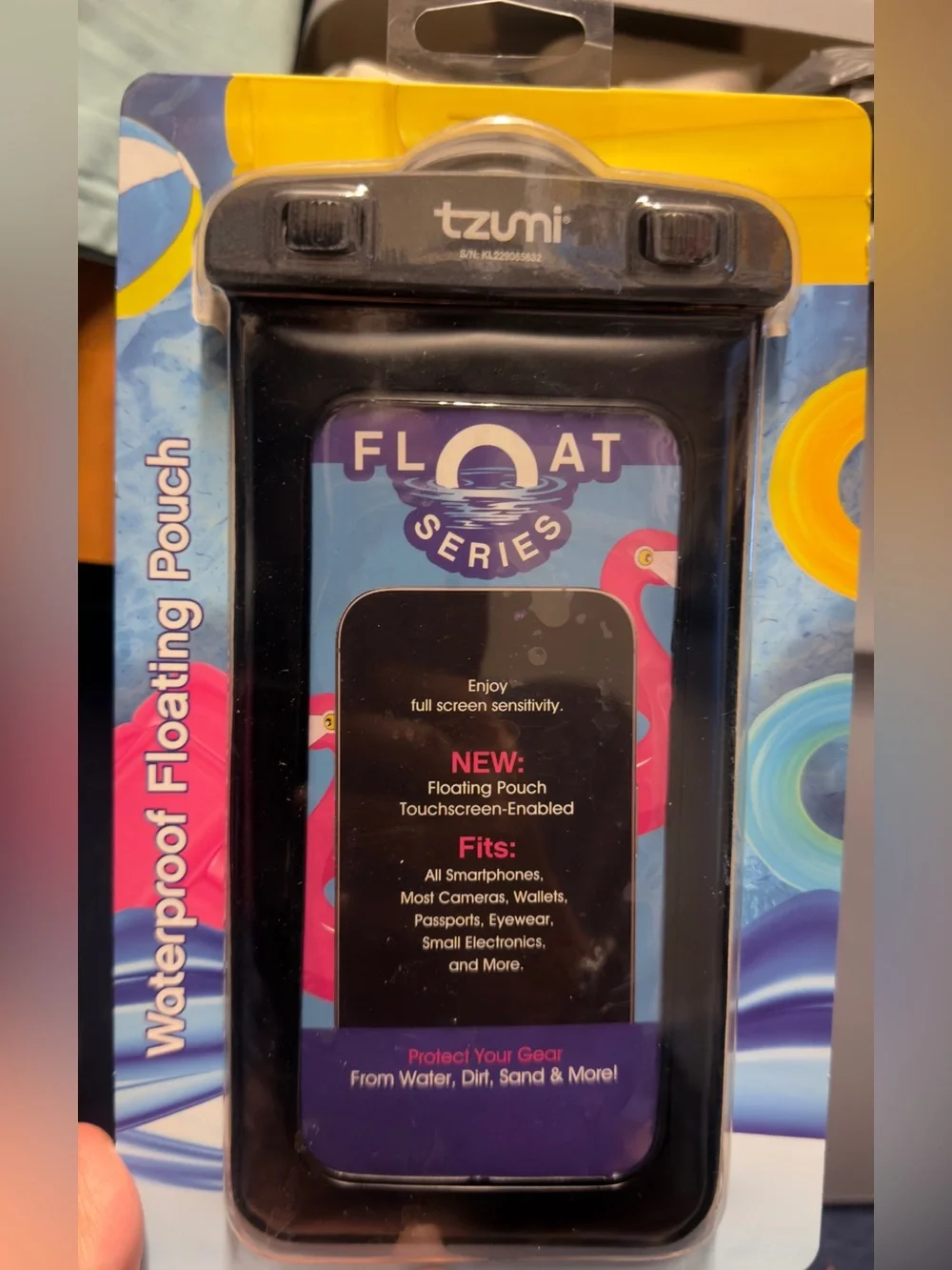 Tzumi Float Series Waterproof Floating Pouch - Black